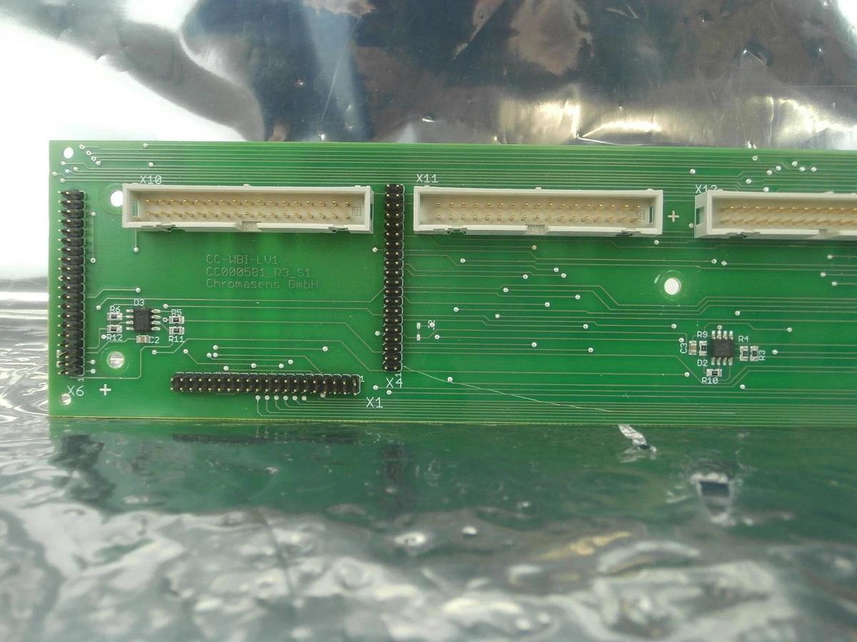 Used Chromasens CC-WBI-LV1 Interface PCB CC00581 KLA-Tencor WBI 300 Copper Cu Working
