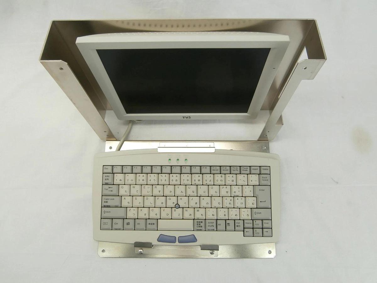 Used Hitachi Operator Interface Panel Keyboard and Monitor M-712E Used Working