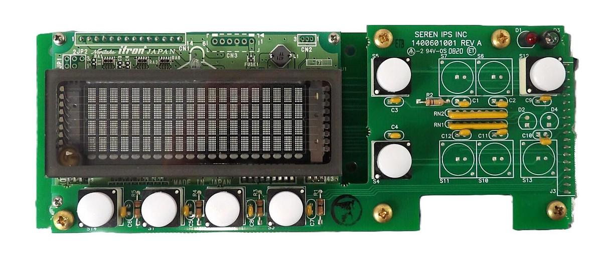 Used Seren Ips 1400601001 Display Control PCB Assembly Working Surplus