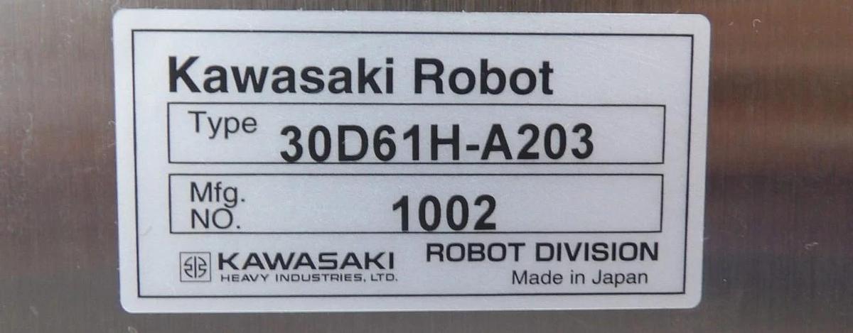 Used Kawasaki 30D61H-A203 Wafer Handling FI Robot Controller Working Surplus