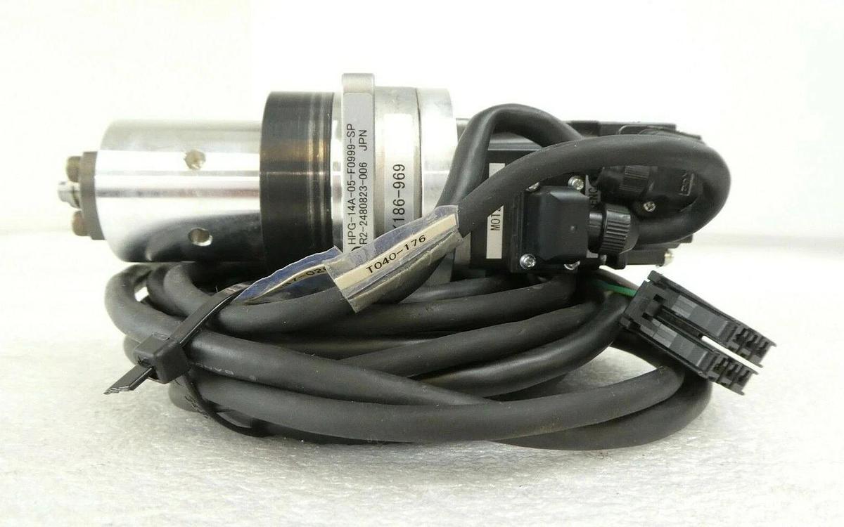 Used Nikon 4K186-969 Servo Motor Assembly Mitsubishi HF-KP053-S1 NSR FX-601F Working