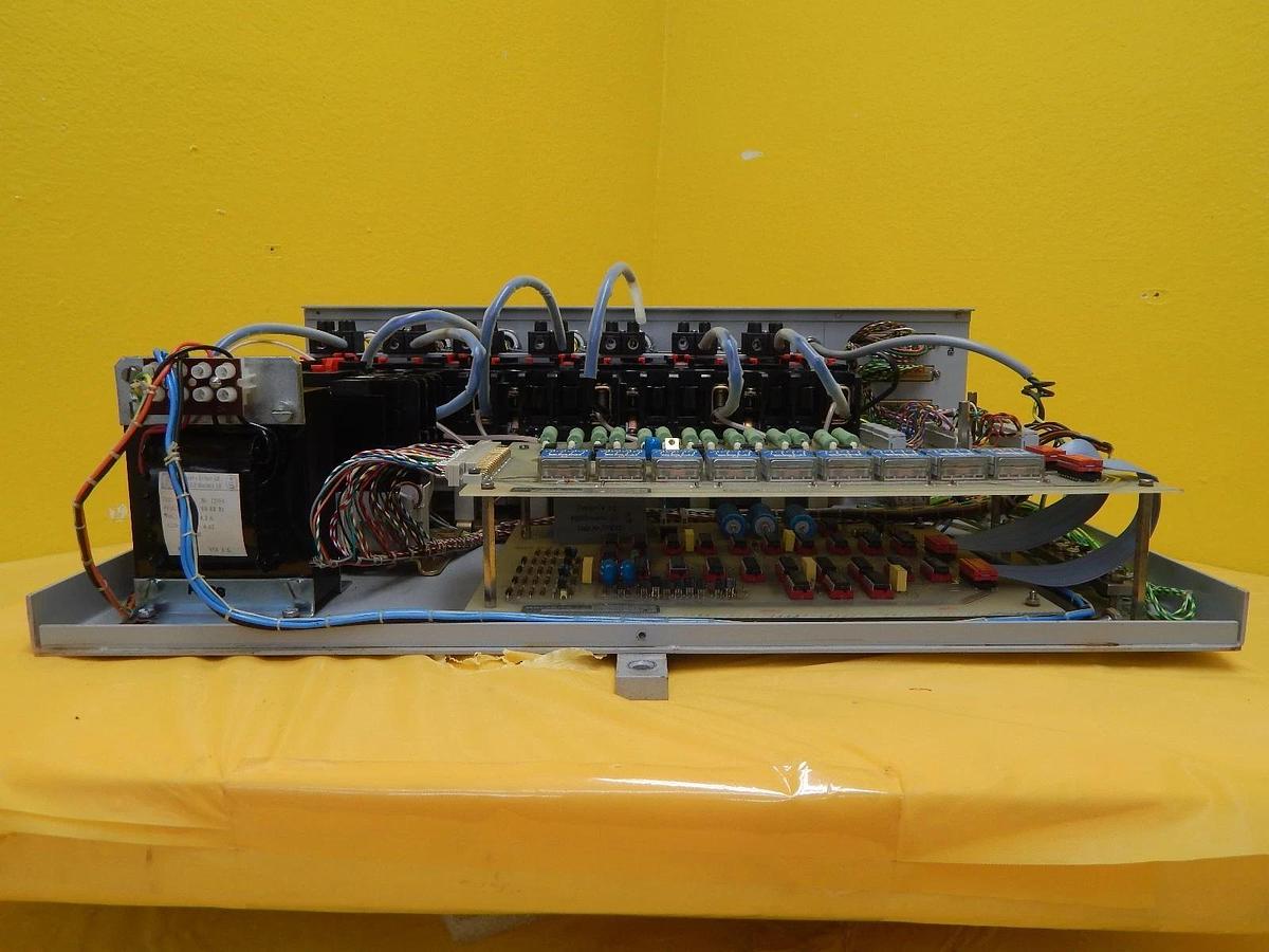 Used Balzers BG M52 000 Rack Mount Magnetron Switching Unit MSU 101 Used Working