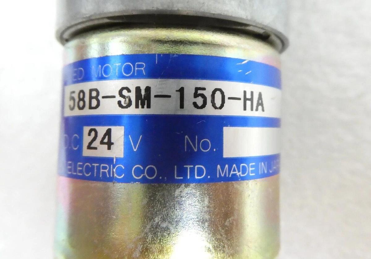 Used Tsukasa Electric 58B-SM150-HA DC Geared Motor Reseller Lot of 3 Working Surplus