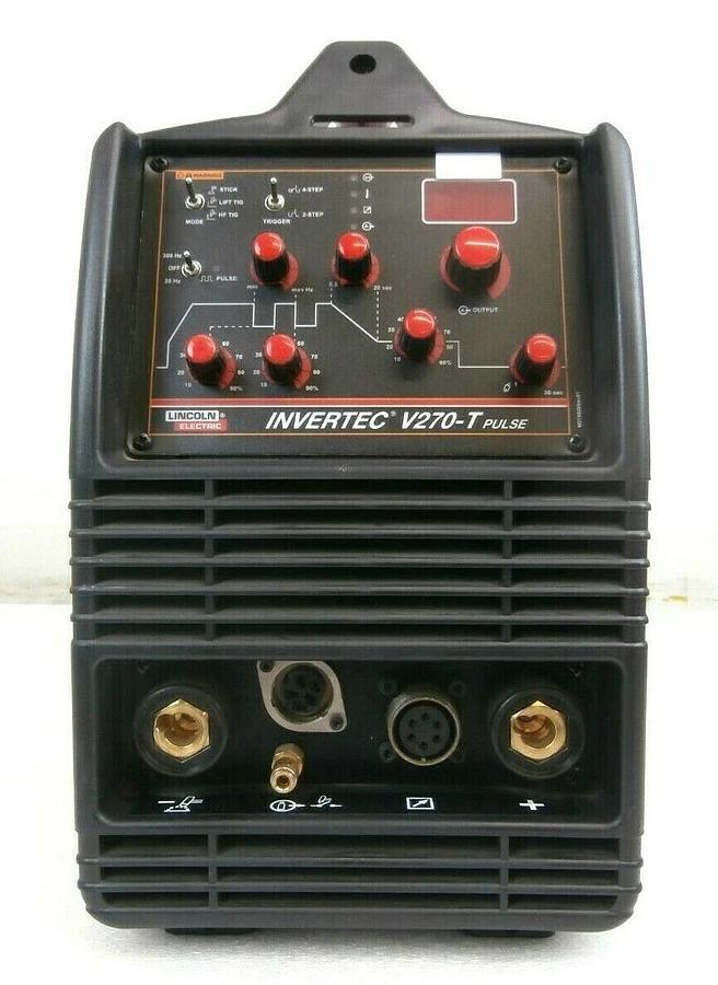 Used Lincoln Electric Invertec V270-T 2V Pulse 52008 Stick TIG Welder Tested Working