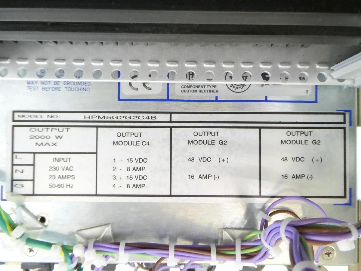 Used SVG Lithography Systems 859-8366-004 Power Supply Module Assembly ASML Surplus