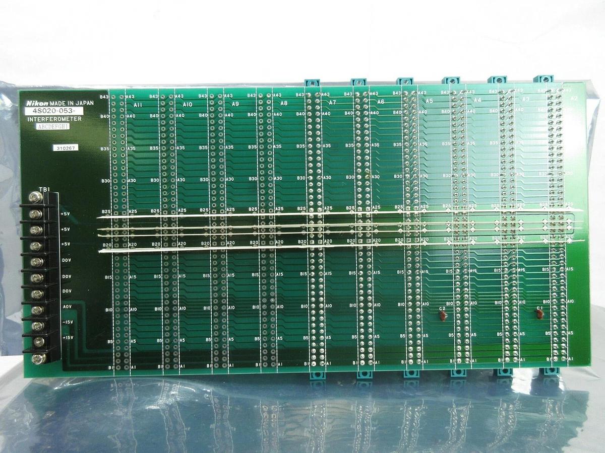 Used Nikon 4S020-053 Interferometer Backplane Board PCB NSR System Used Working