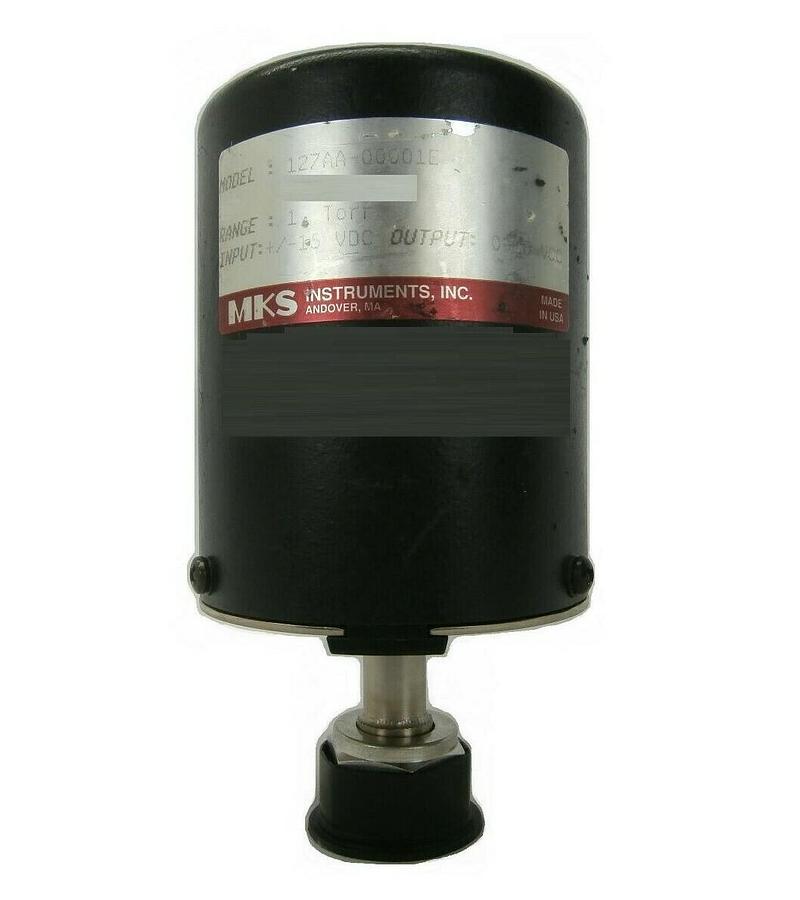 Used MKS Instruments 127AA-00001E Baratron Pressure Transducer 127 Tested Working