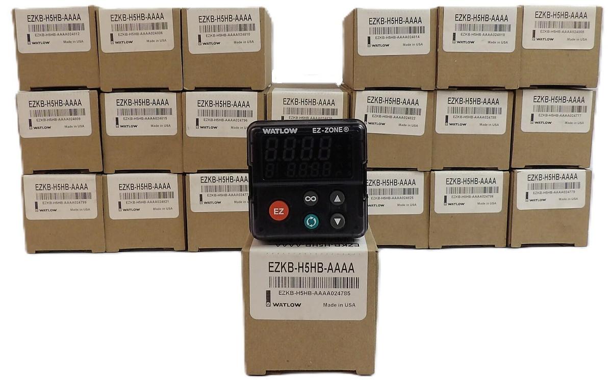 Used Watlow EZKB-H5HB-AAAA Temperature Controller EZ-Zone Lot of 21 New Surplus