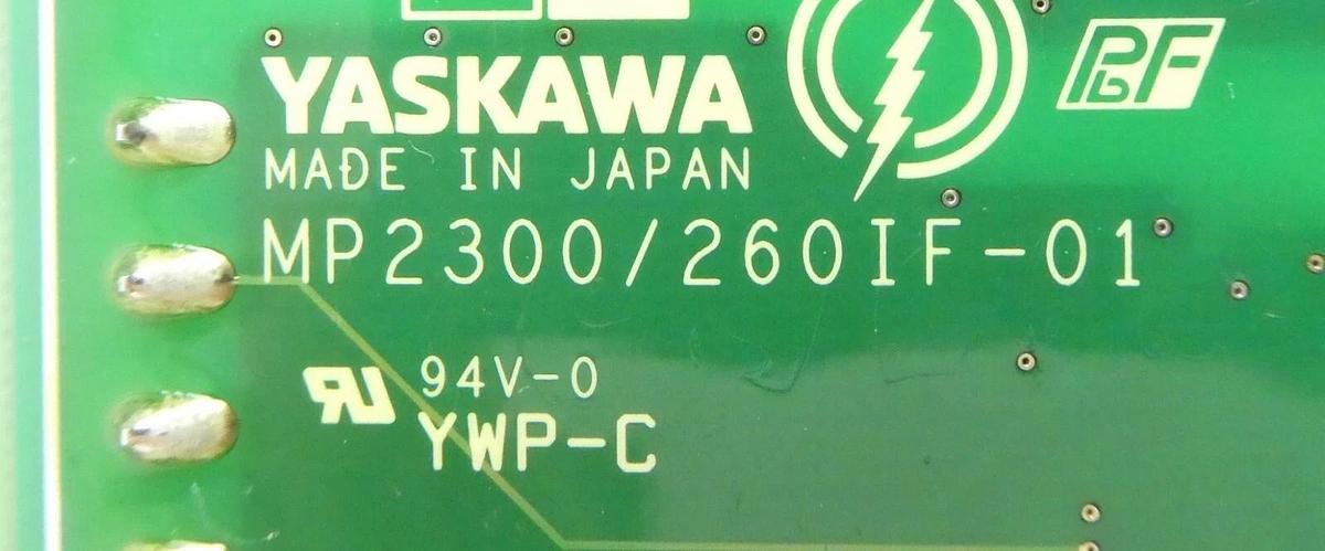 Used Yaskawa MP2300/260IF-01 Controller CPU I/O Interface PCB MP2300 Working Surplus