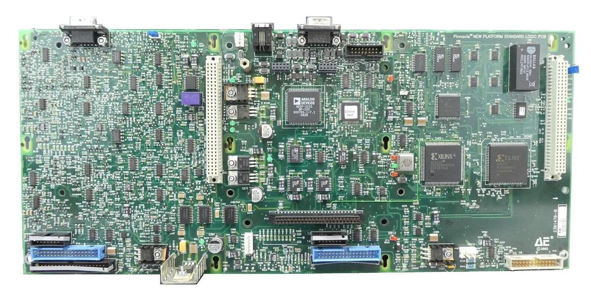 Used AE Advanced Energy 2301478-B Pinnacle Standard Logic PCB 1303394 Bent Pins As-Is