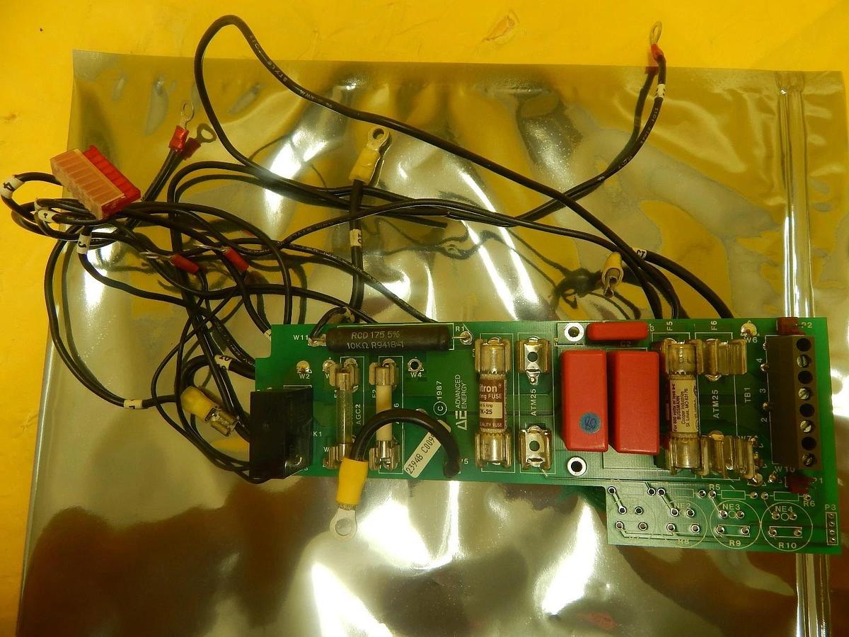 Used AE Advanced Energy 5252201 Fuse Relay PCB Board 2302201-C Used Working