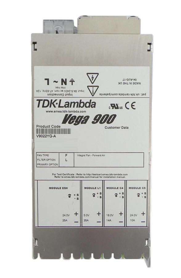 Used TDK-Lambda V9022YG-A Spectrometer Power Supply Vega 900 AB Sciex Working Surplus