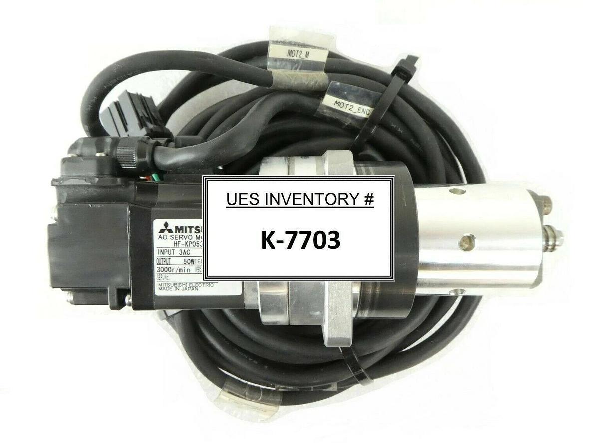 Used Nikon 4K186-969 Servo Motor Assembly Mitsubishi HF-KP053-S1 NSR FX-601F Working