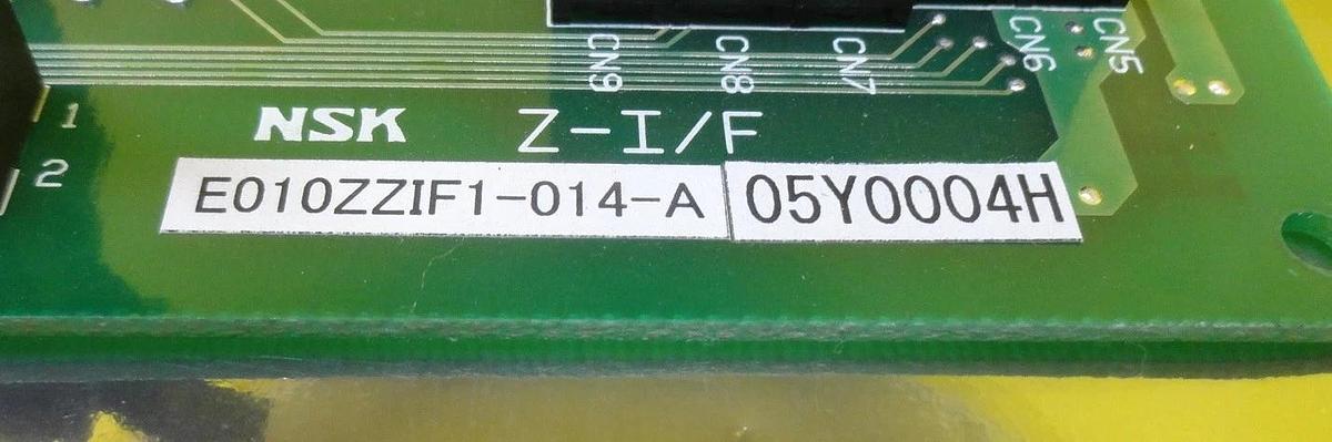 Used NSK E010ZZIF1-014-A Interface Relay Board PCB Z-I/F Used Working