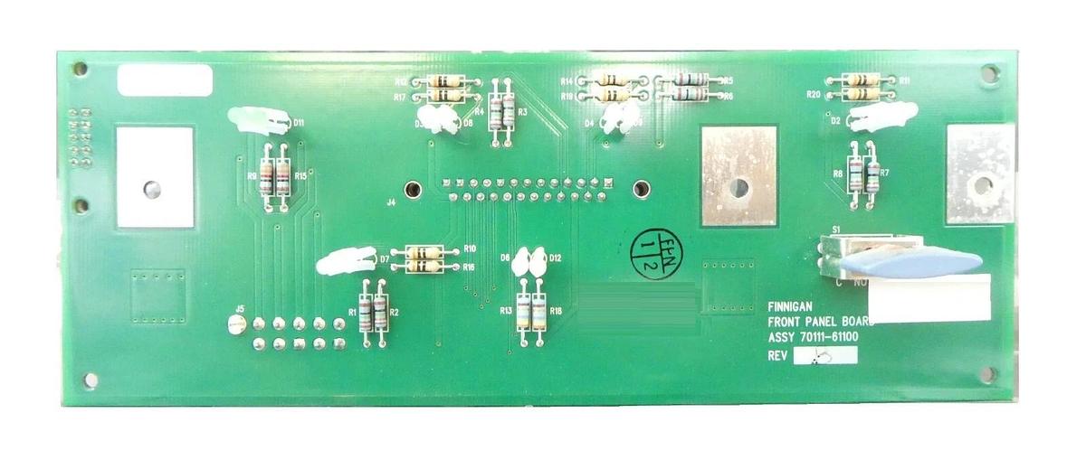 Used Finnigan 70111-21100 Front Panel Board PCB TSQ Spectrometer Working Surplus