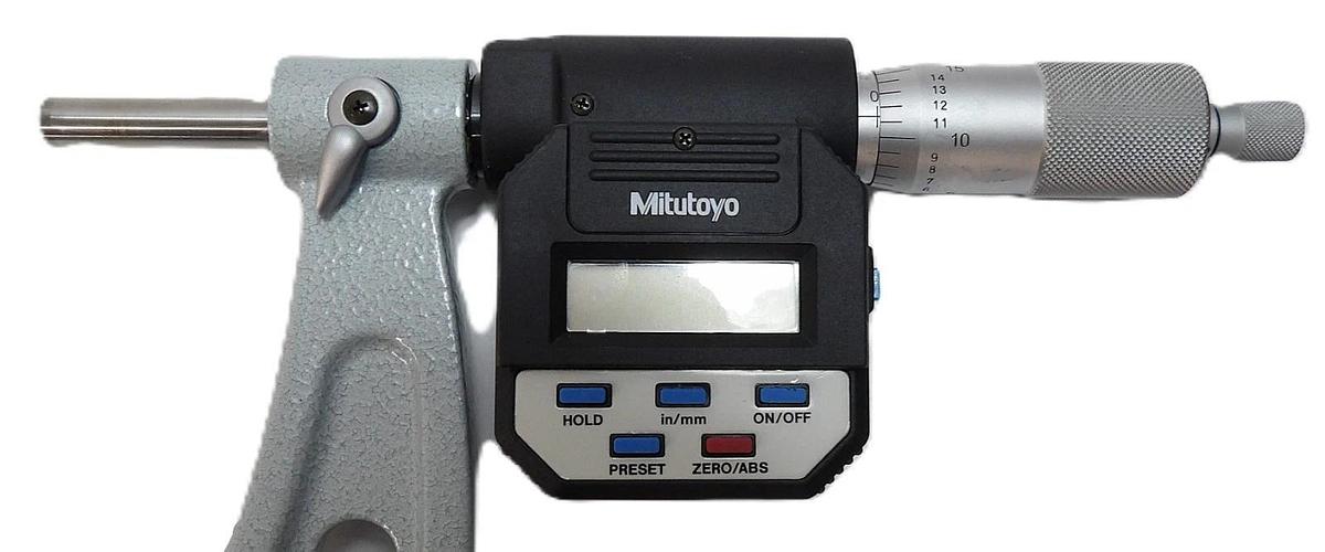 Used Mitutoyo 293-771 Digital Micrometer Range 12-13" Working Surplus