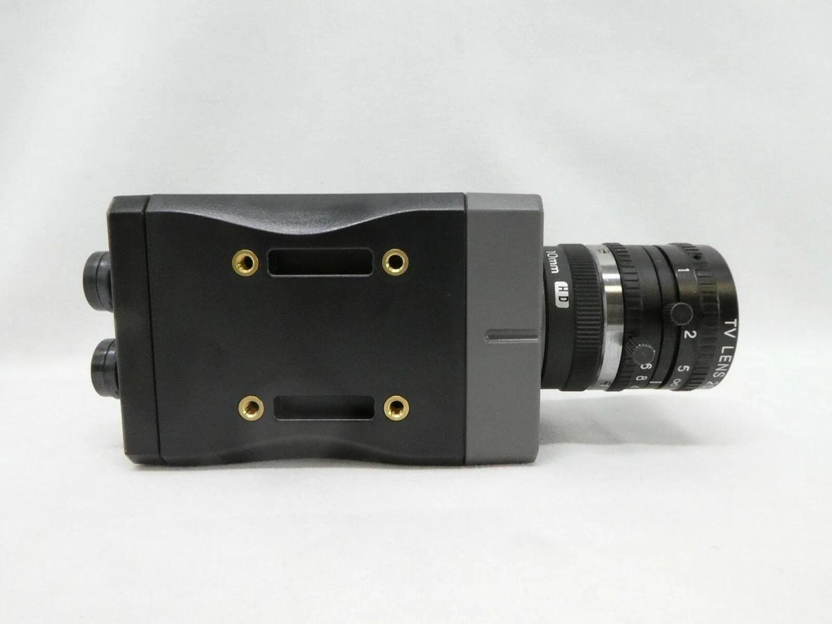 Used Omron V400-F050 2D Code Reader C-Mount with 25mm TV Lens Nikon NSR-610C Working