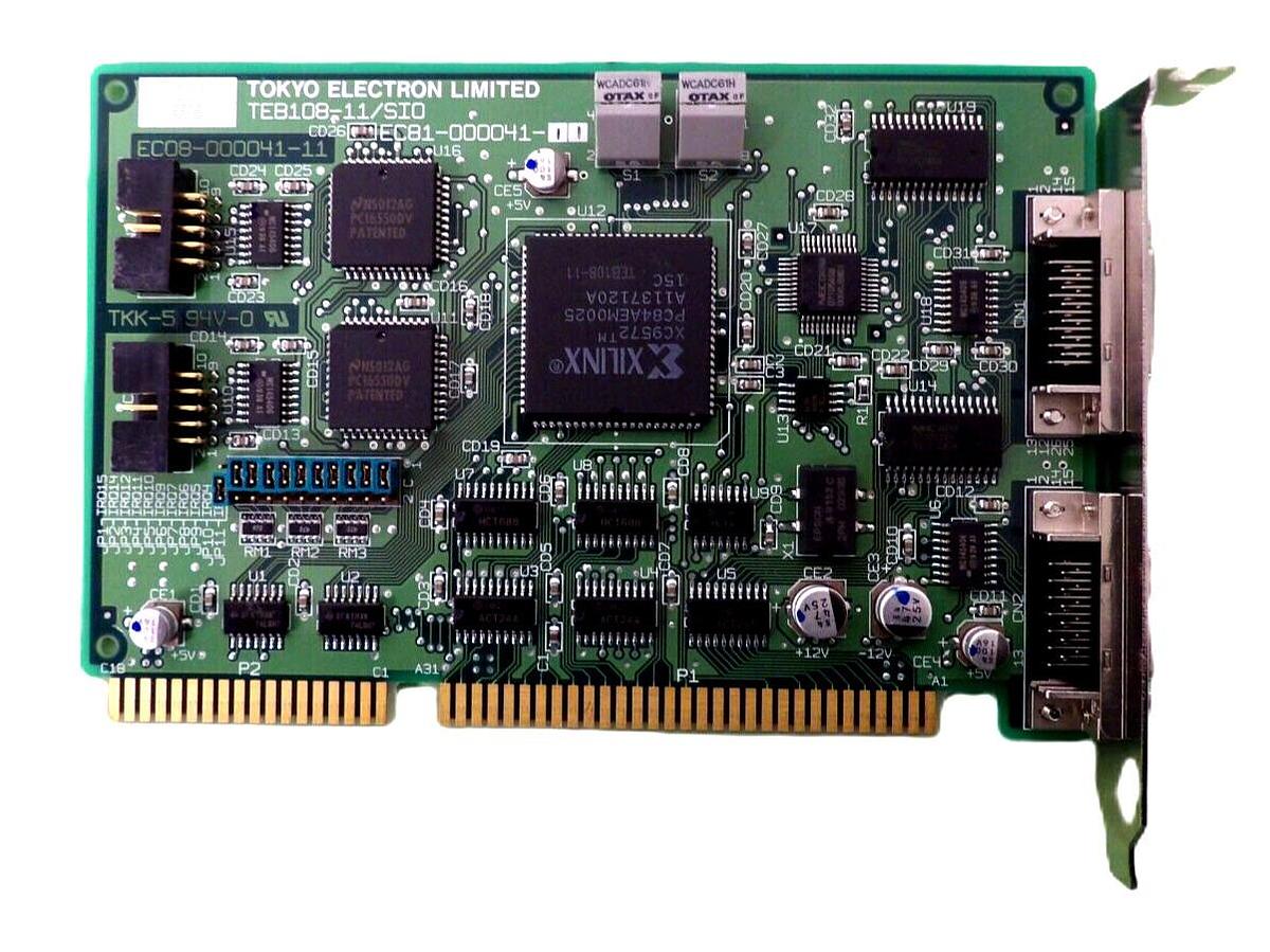 Used TEL Tokyo Electron EC81-000041-11 PCB Card TEB108-11/SIO ACT8 Working Surplus