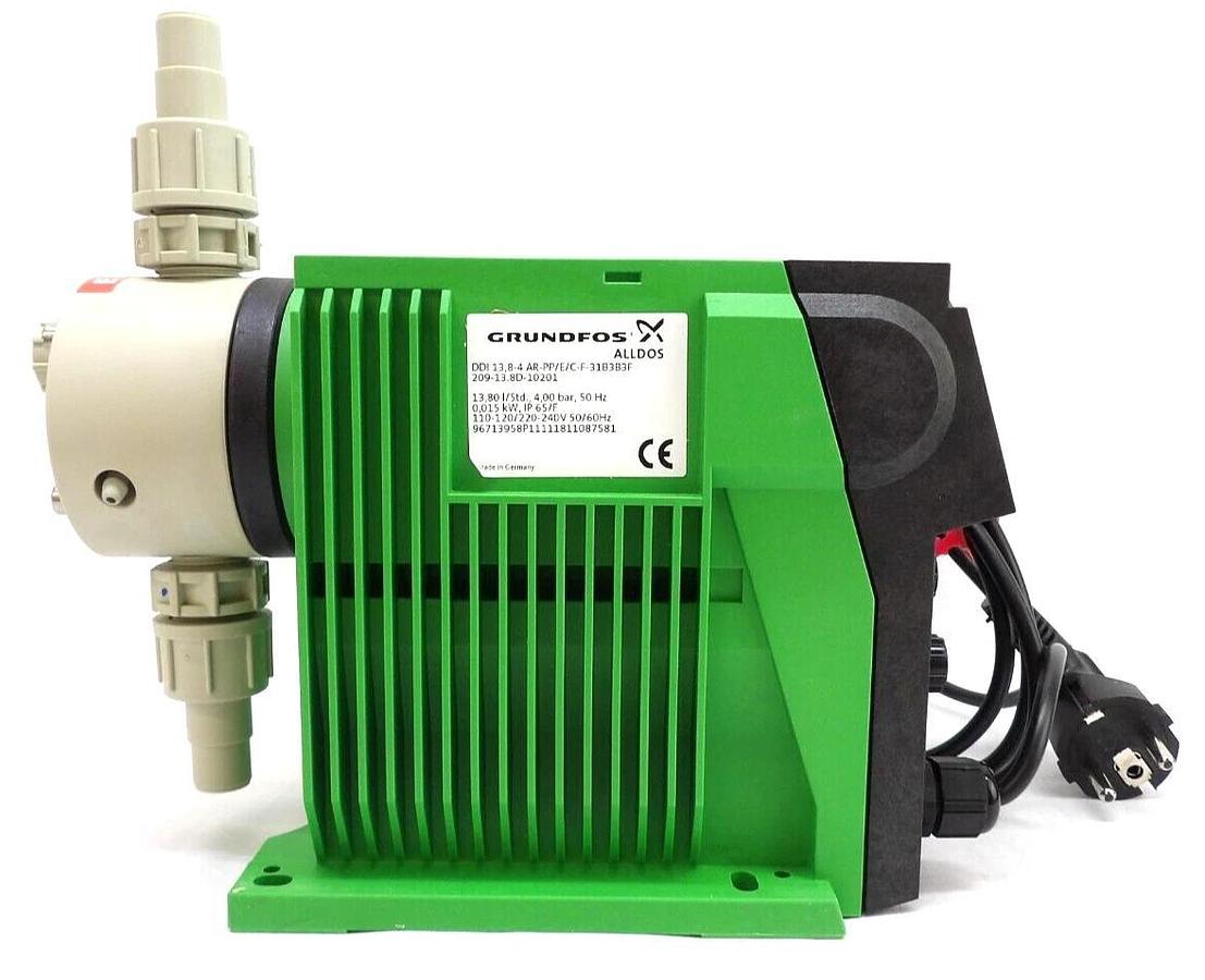 Used Grundfos DDI 13 8-4 AR-PP/E/C-F-31B3B3F Dosing Pump DDI 209 New Surplus