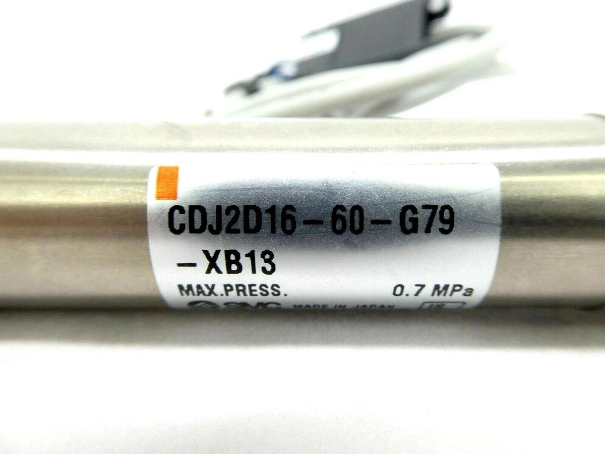 Used SMC CDJ2D16-60-G79-XB13 Pneumatic Cylinder D-G79 TEL Lithius Lot of 8 Working