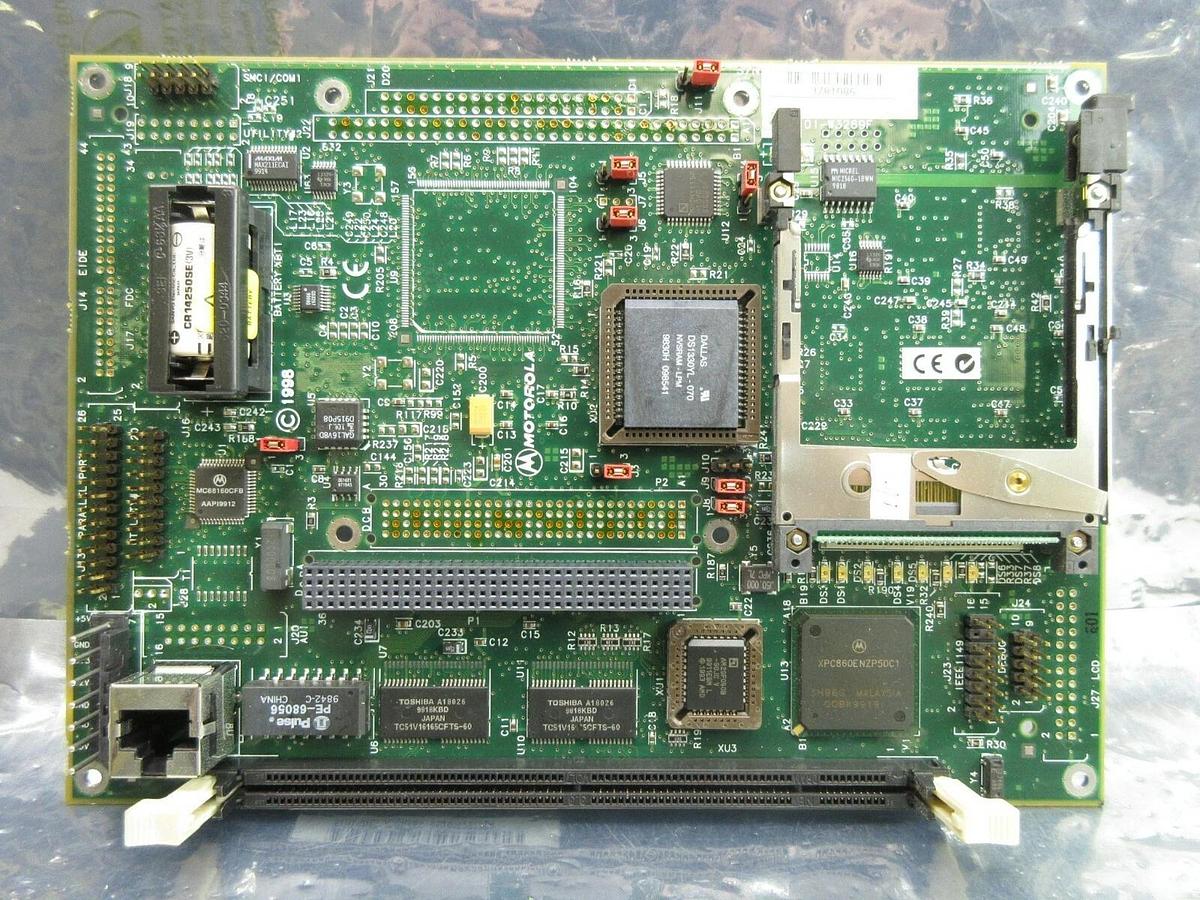 Used Motorola 01-W3269F SBC Single Board Computer PCB Rev. 21C Used Working