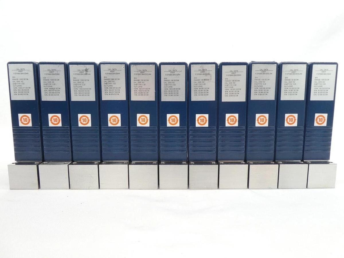 Used Aera PI-98 Mass Flow Controller MFC H2 Reseller Lot of 11 Working Surplus