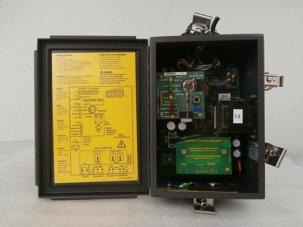 Used Sti 43268-08 Light Curtain Controller MiniSafe/FlexSafe 4300B Series MS4332B