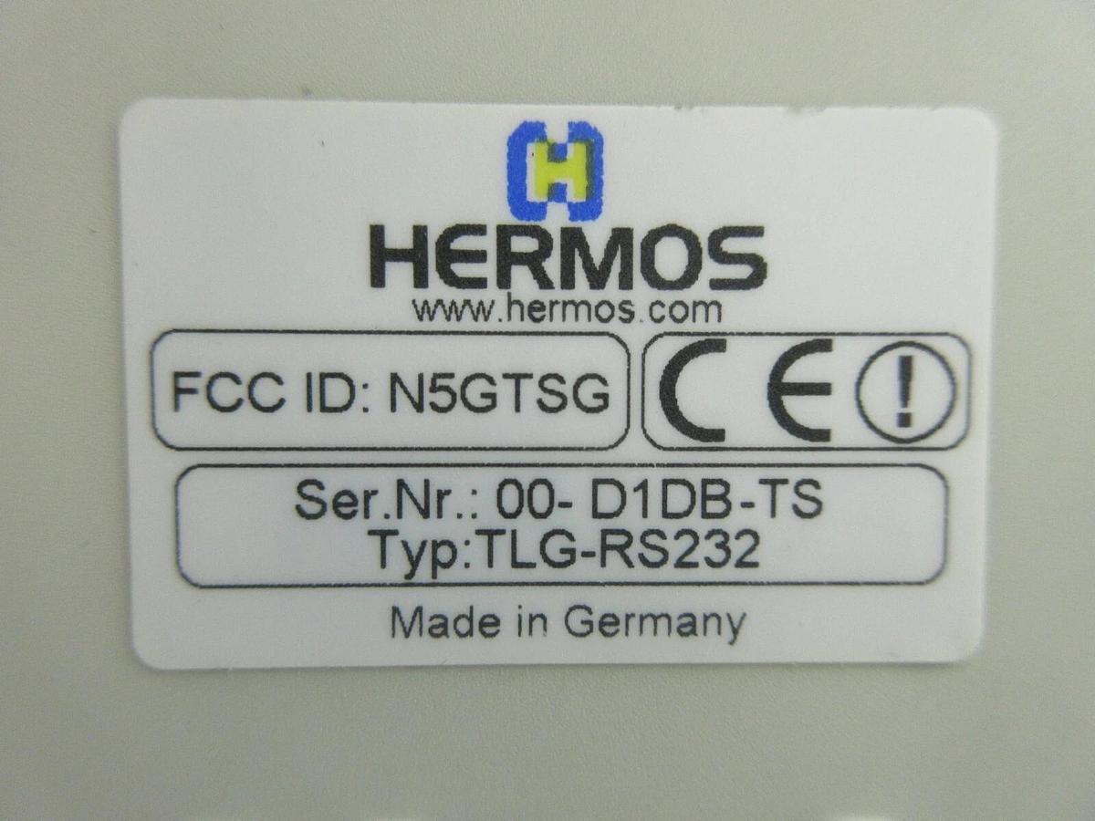 Used Hermos TLG-I1-1000-S0-00EB Transponder Set with Antenna ANT-ID2-INFIXR6M Spare