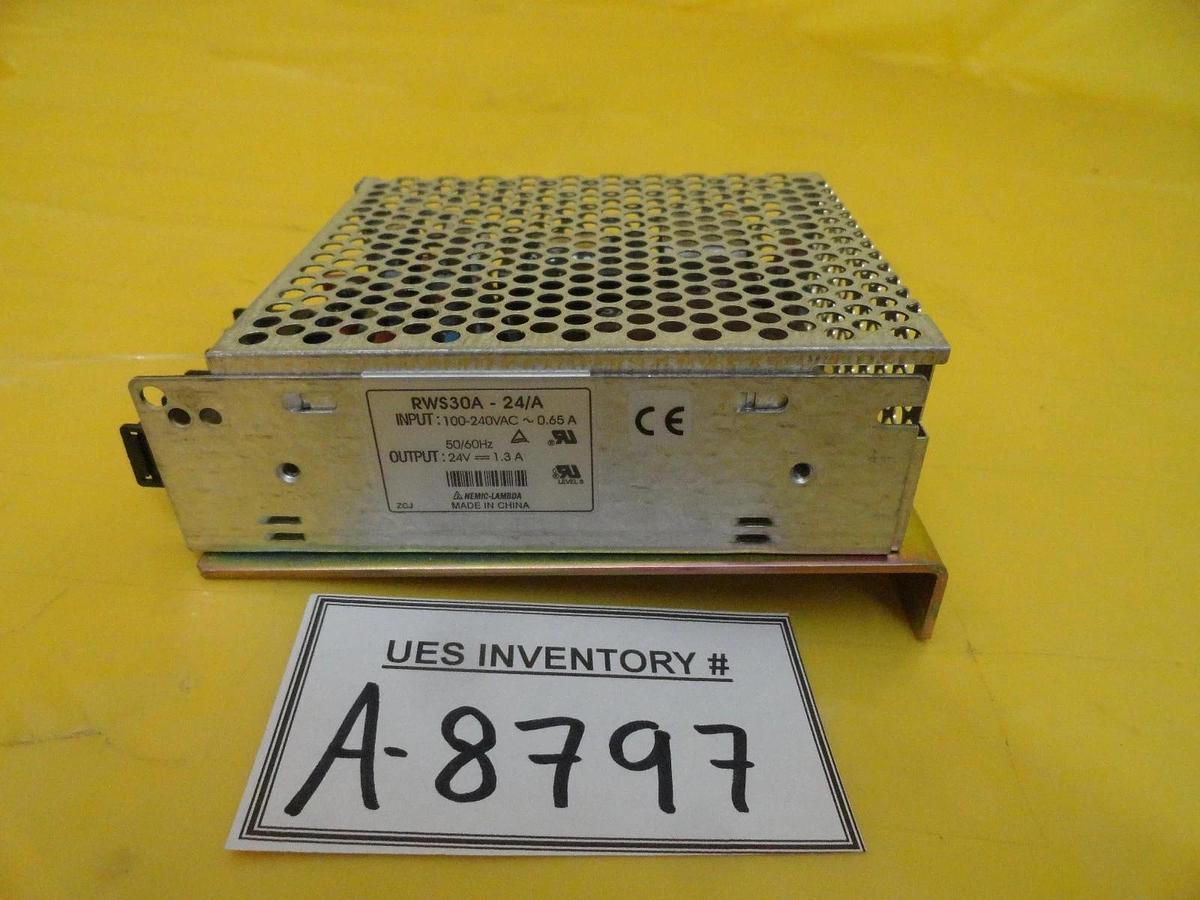 Used Nemic-Lambda RWS30A-24/A Power Supply 24V Used Working
