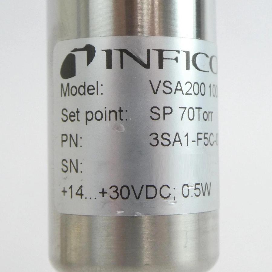 Used Inficon 3SA1-F5C-0700 Absolute Vacuum Switch VSA200 Lot of 9 Working