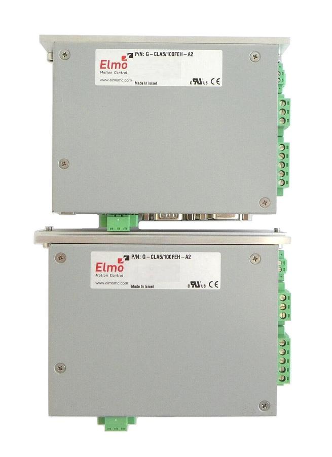 Used Elmo Motion Control G-CLA5/100FEH-A2 Servo Drive AMAT Lot of 2 Working