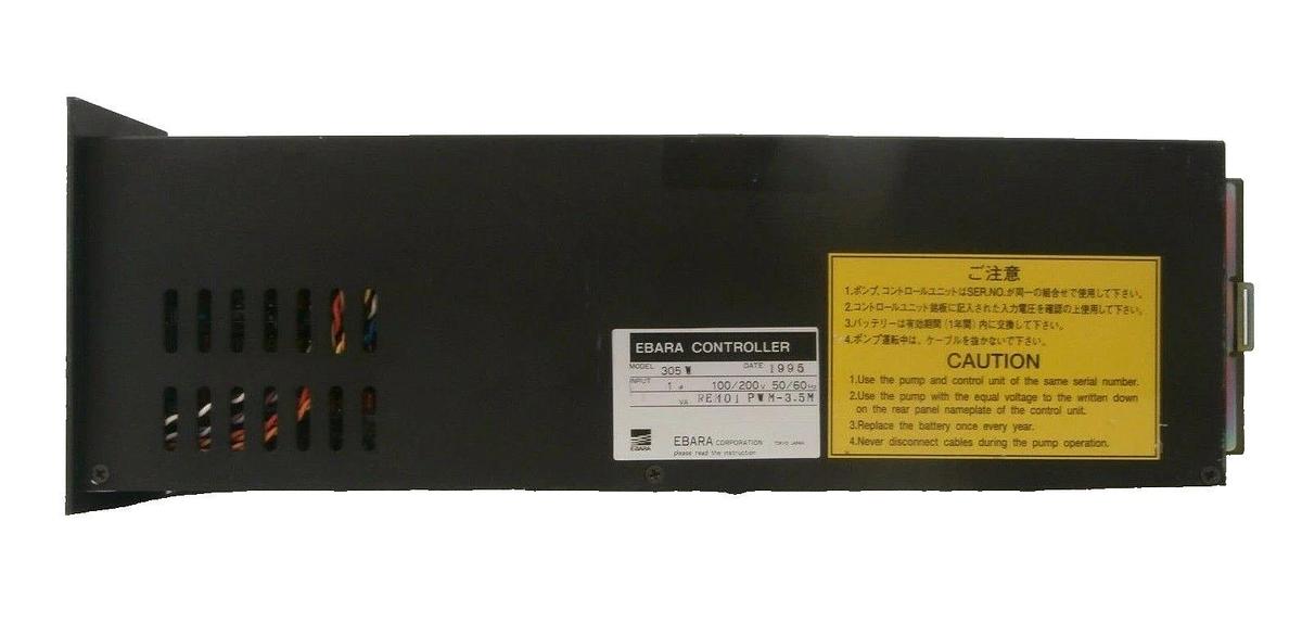 Used 305 Ebara 305W Turbomolecular Pump Controller Turbo Tested Working Surplus