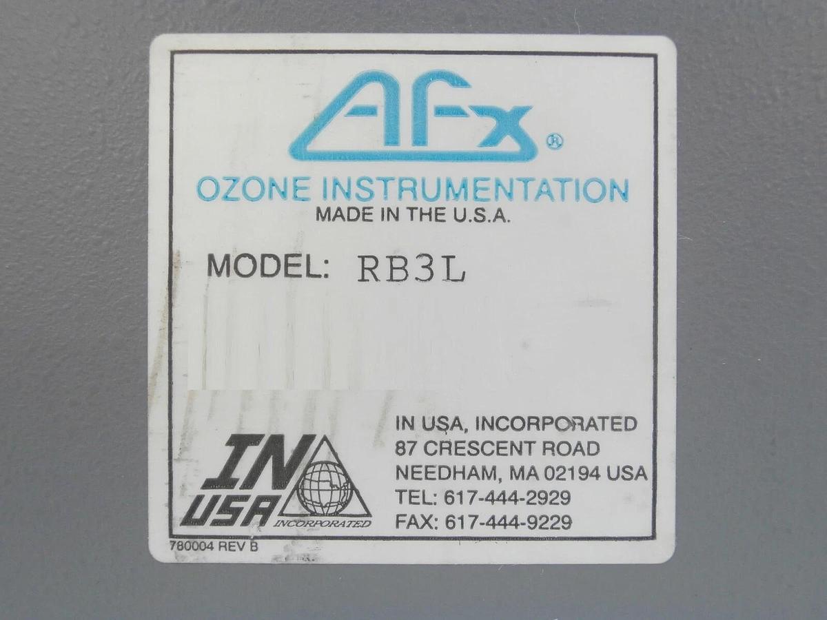 Used AFX Instrumentation RB3L Multi-Channel Control System RB5L InUSA Working Surplus