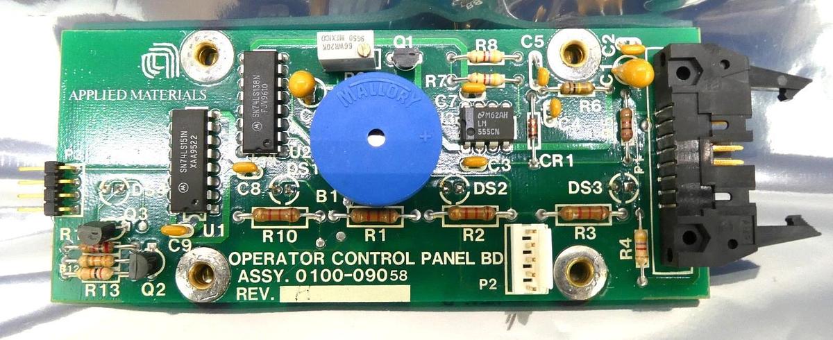 Used AMAT Applied Materials 0100-09058 Operator Control Panel PCB Working Surplus