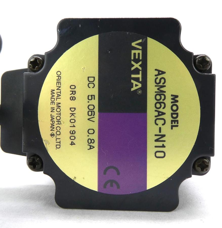 Used Oriental Motor ASM66AC-N10 DC Servo Motor with Gear Head VEXTA Working Surplus