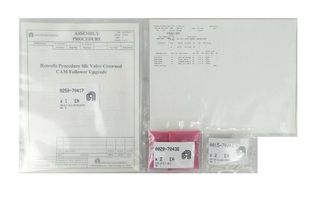 AMAT Applied Materials 0240-70867 P/K Slit Valve Upgrade Crowned New Surplus