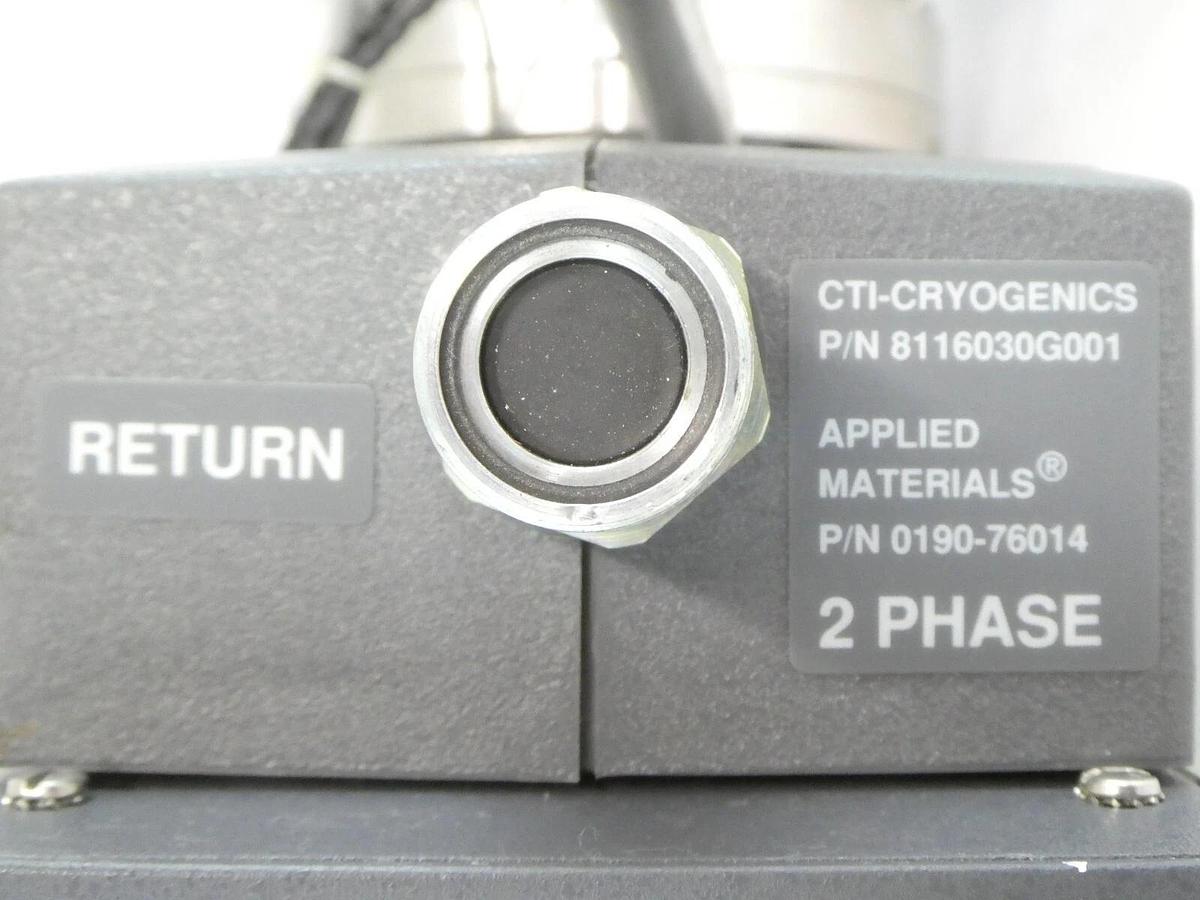 Used CTI-Cryogenics 8116030G001 FastRegen Control On-Board Cryopump Tested Working