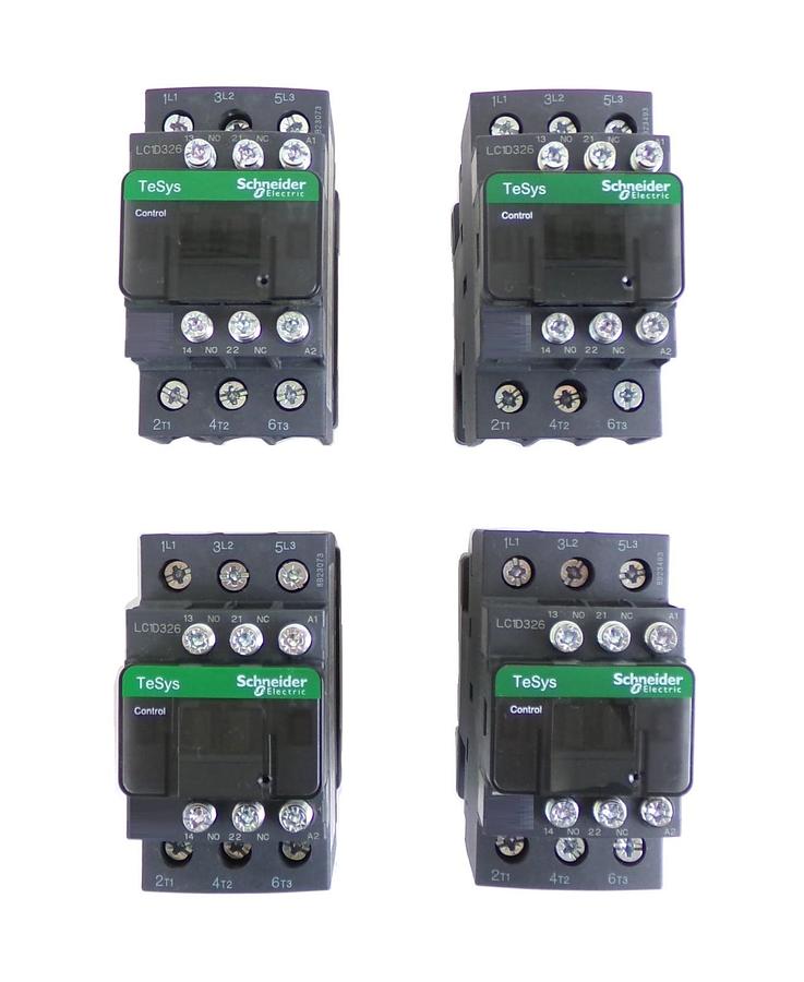 Schneider Electric LC1D326G7 Contactor LC1D TeSys Deca Reseller Lot of 4 New