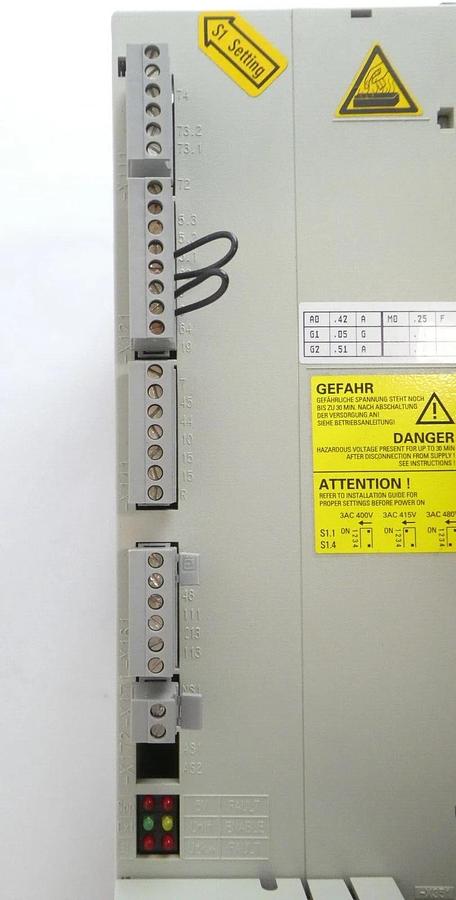 Used Siemens Simodrive 611 Modular Frequency Converter Simodrive Working Surplus