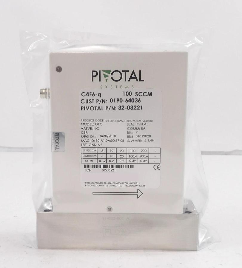 Used Pivotal Systems 32-03221 Mass Flow Controller MFC AMAT 0190-64036 Lot of 5 New