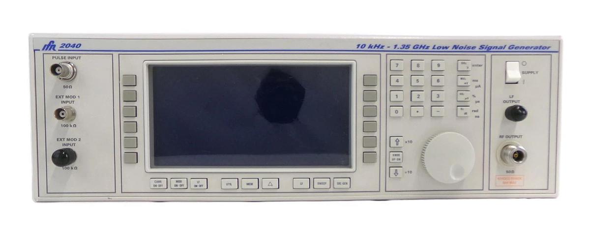 Used IFR 2040 10khz-1.35Ghz Low Noise Signal Generator Opt. 2 9.15 Error 27 As-Is