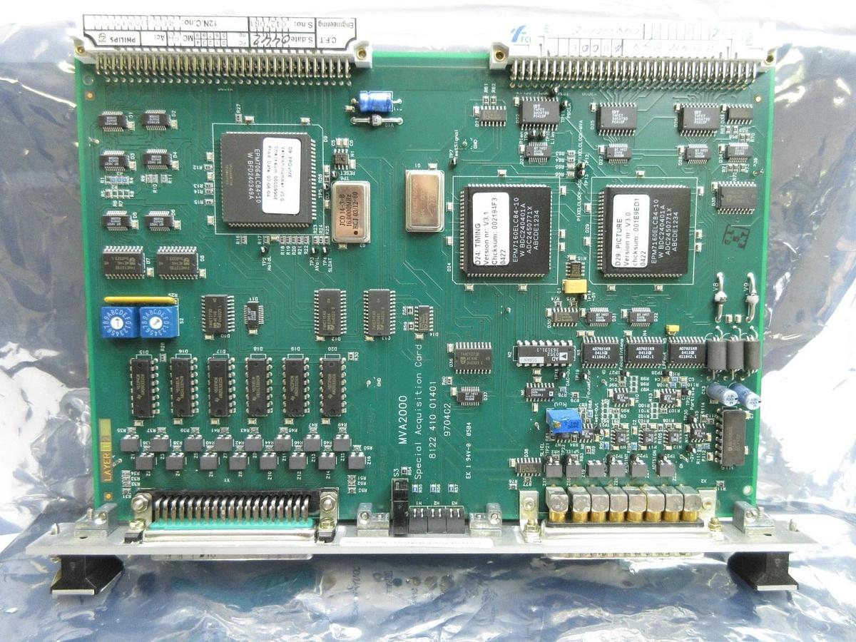 Used Philips 8122 410 01401 Special Acquisition Card MVA2000 Nikon NSR-S204B Used