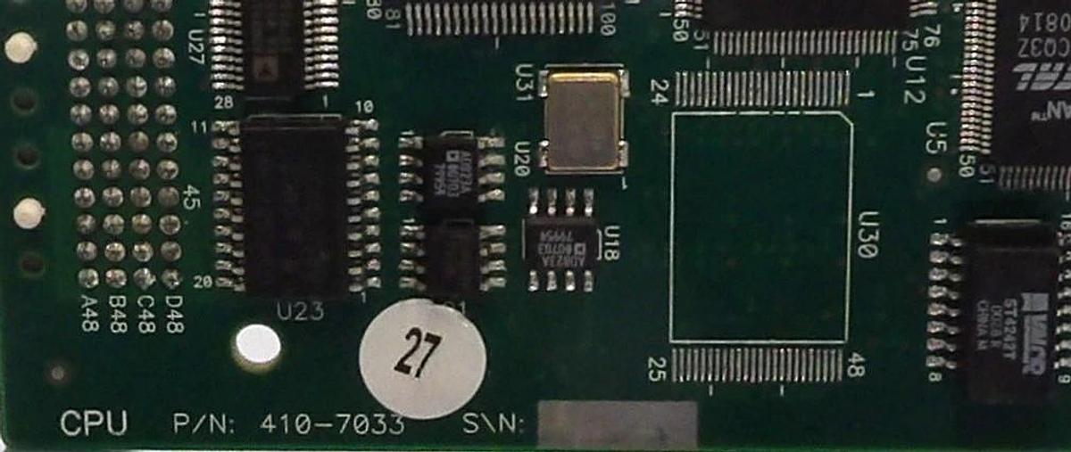 Used CI Systems 410-7033 CPU PCB Card A700-441-0033 SR-800R Black Body Working