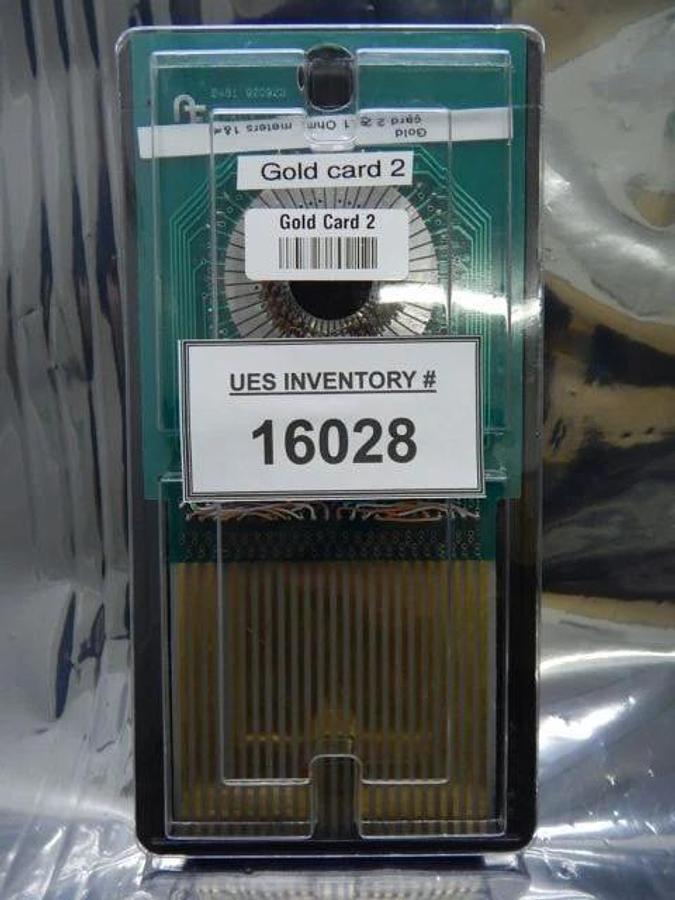 Used Alphatronics Gold Card 2 Probe Card PCB Standard B481 20.1 Ohms Meters 1&4 Used