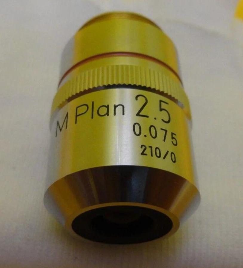 Used Nikon Precision M Plan 2.5 0.075 Microscope Objective 210/0 Working Surplus