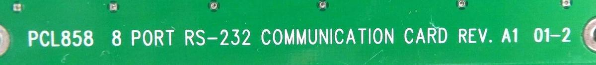 Used Advantech PCL-858A 8 Port RS-232 Communication PCB Card PCL858 Working Surplus
