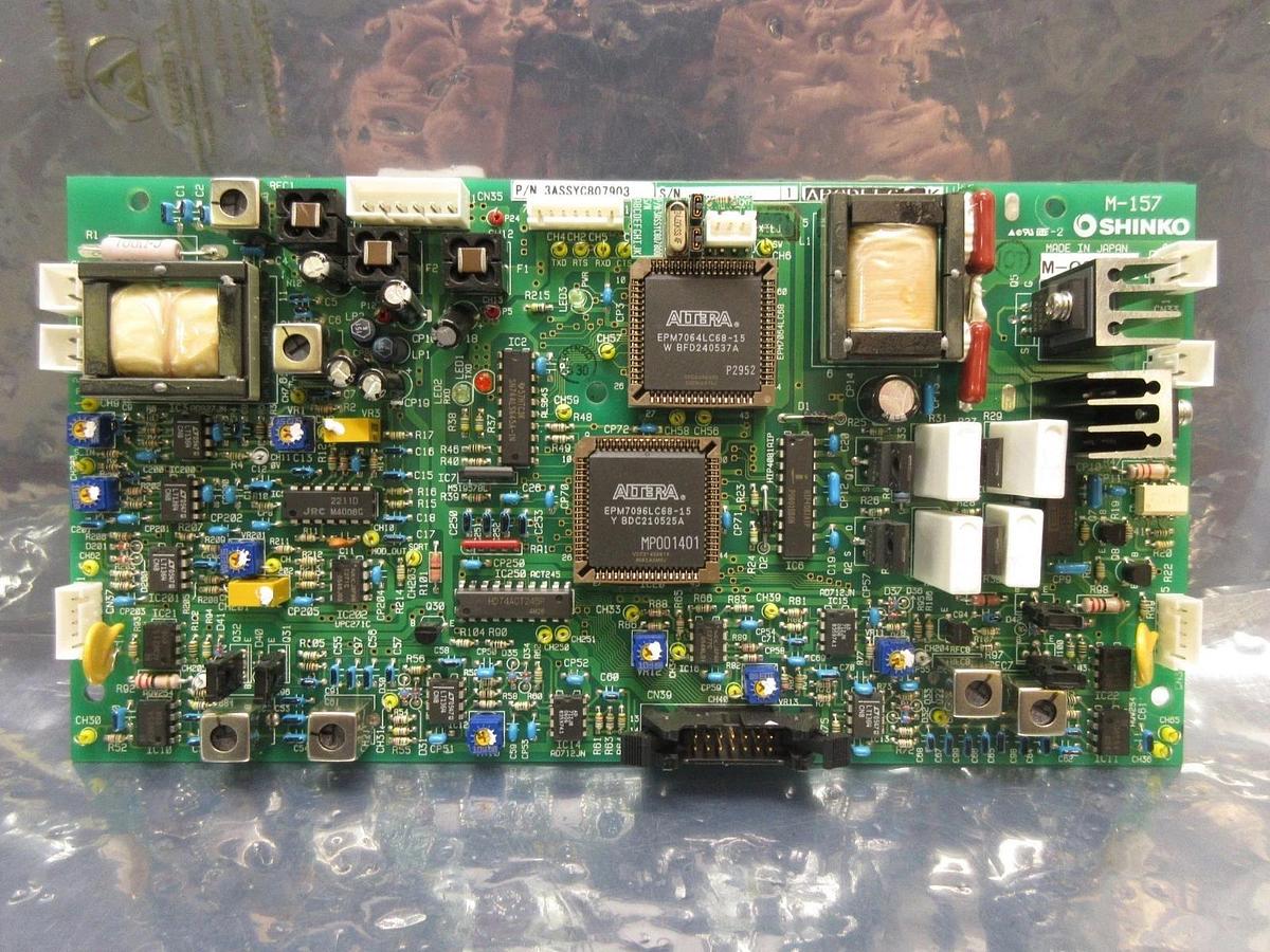 Used Shinko Electric 3ASSYC807903 Processor Board PCB M-COM2A M-157 Used Working