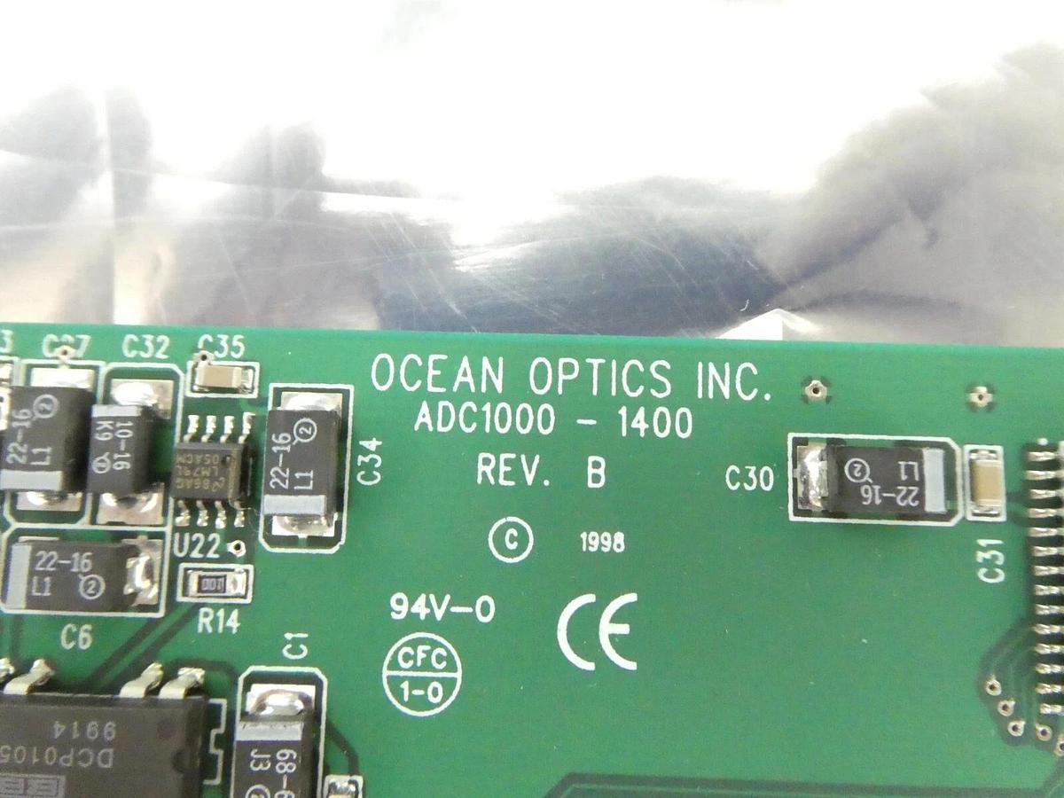 Used Ocean Optics ADC1000-1400 Analog to Digital A/D PCB Card New Surplus