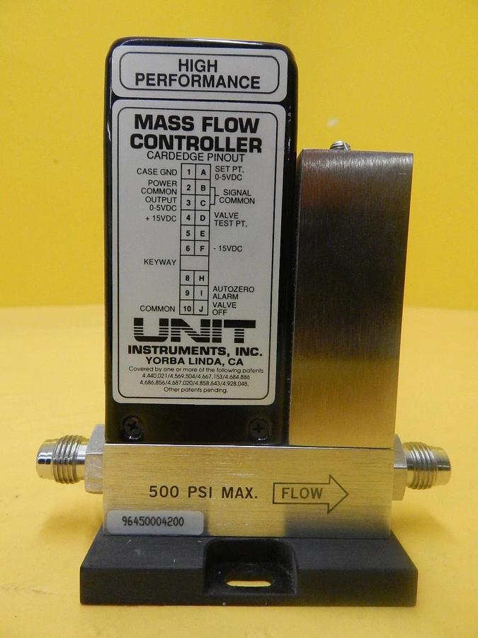 Used UNIT Instruments 1100-100039 Mass Flow Controller MFC UFC-1100A 10 SLM Ar Used