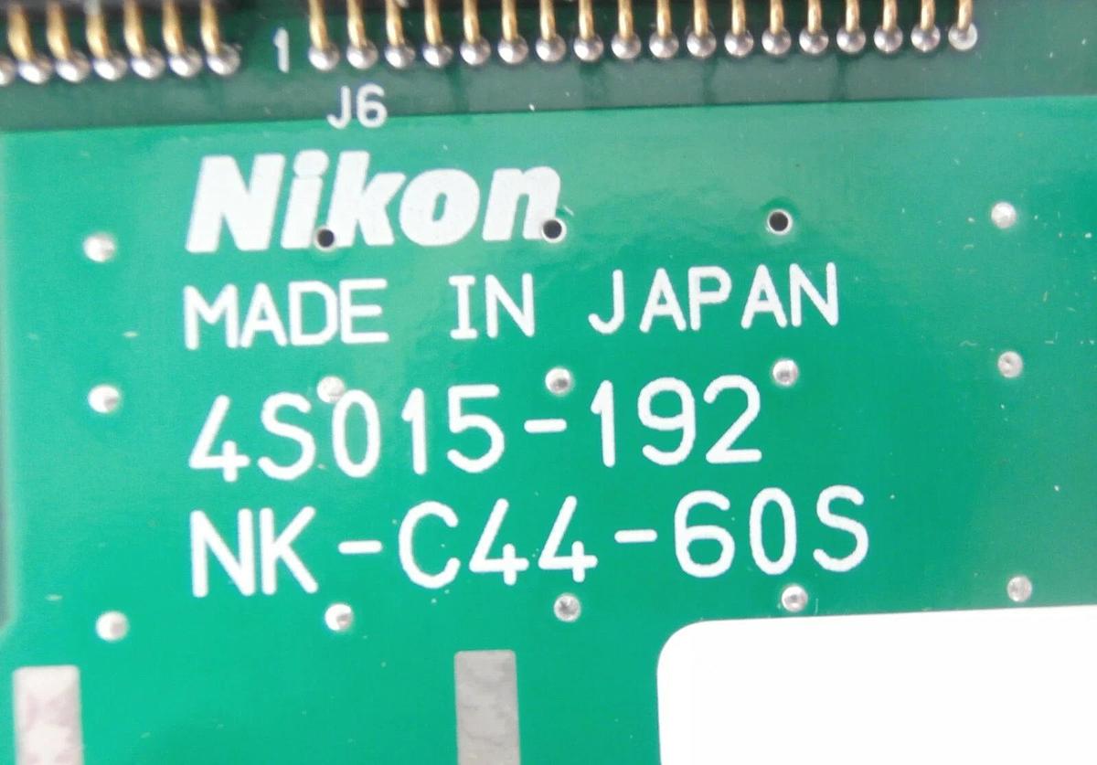 Used Nikon Precision 4S015-192 Processor PCB Card NK-C44-60S NSR Series Working
